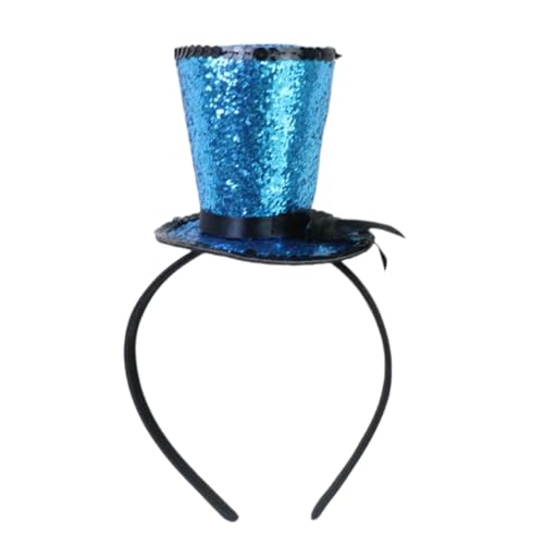 TSMORY Modische Kopfbedeckung, Vintage-Fascinator, Zylinderhut, exquisit für Teeparty, Kinderkostüm, Pillbox, Hut, Kopfbedeckung für Halloween TSMORY Modische Kopfbedeckung, Vintage-Fascinator, Zylinderhut, exquisit für Teeparty, Kinderkostüm, Pillbox, Hut, Kopfbedeckung für Halloween von TSMORY
