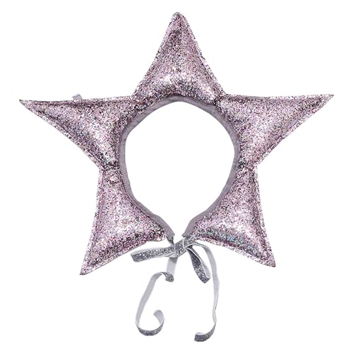 TSMORY Modische Kopfbedeckung, handgefertigte glitzernde Stern-Stirnbänder, Mütze, Mädchen, Kopfbedeckung, Clip, glitzernde Foto-Requisiten, Halloween-Party TSMORY Modische Kopfbedeckung, handgefertigte glitzernde Stern-Stirnbänder, Mütze, Mädchen, Kopfbedeckung, Clip, glitzernde Foto-Requisiten, Halloween-Party von TSMORY