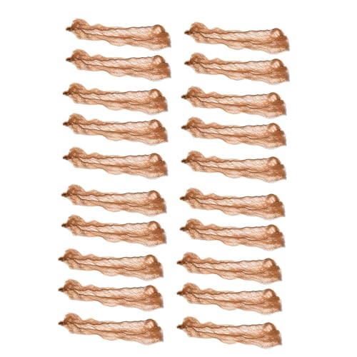 TSMORY Modische Kopfbedeckung, unsichtbares Nylon-Haarnetz, weiche elastische Linien, Haarnetz, Ballett, Tanz, Snoods für Gastronomiearbeiter, 10/20 Stück von TSMORY