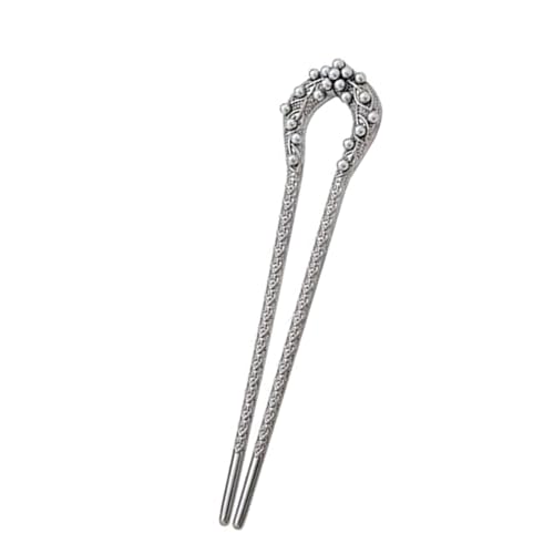 TSMORY Modischer Kopfschmuck, eleganter Blatt-Haarstab mit Perlen, filigraner Buyao für Frauen und Mädchen, Buyao für traditionelle Kopfbedeckungen, Haarschmuck von TSMORY