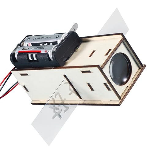 Zusammengebaute Modell Kits Diail Projector Model Handgefertigtes Wissenschaftsexperiment Kits Holz Puzzlespiele Für Kinder von TSMORY