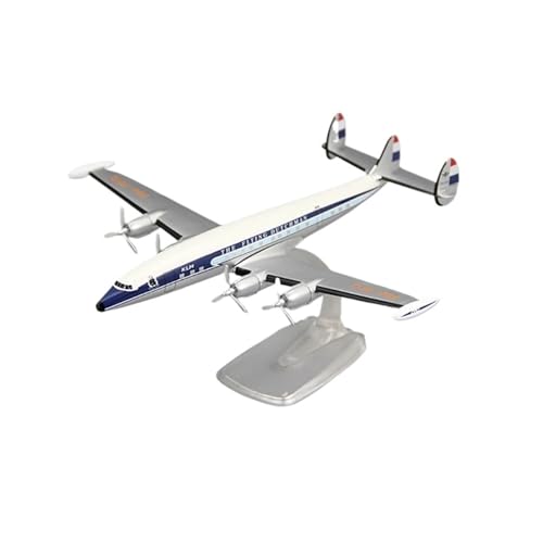 Metallflugzeugmodell 1:125 Maßstab KLM Lockheed L1049 L-1049 Airlines ABS Kunststoff Flugzeug Modell Spielzeug Flugzeug Flugzeug Modell Spielzeug Display Sammlerstück von TSOENMCSW