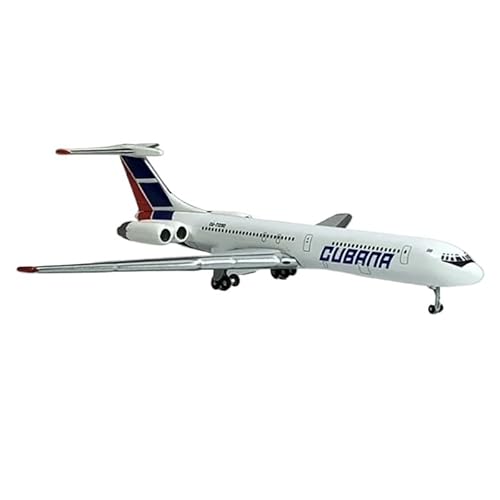 Metallflugzeugmodell 1:500 Maßstab Iljuschin Il-62M Flugzeuge Modellflugzeuge Cubana Airlines Legierung Flugzeugmodell for Die Sammlung Display Sammlerstück von TSOENMCSW