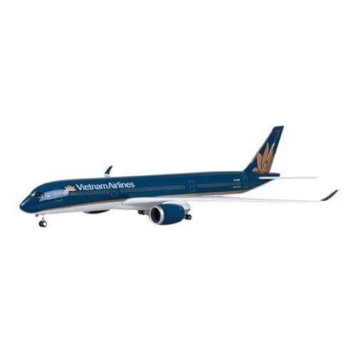 Metallflugzeugmodell 47CM 1/142 Skala Flugzeug A350 Dreamliner Flugzeug Vietnam Airlines Modell Räder Harz Kunststoff Flugzeug Display Sammlerstück von TSOENMCSW