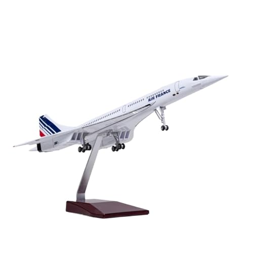 Metallflugzeugmodell 50CM 1/125 Skala Flugzeug Concorde Air France Airline Modell Flugzeug Spielzeug Harz Airfrance Flugzeug Display Sammlerstück von TSOENMCSW