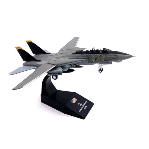 Metallflugzeugmodell Militärmodellspielzeug F14A Grumman Tomcat for F-14A VF103 Kampfflugzeug Der Luftwaffe Im Maßstab 1/100 Metalldruckguss Flugzeugmodellspielzeug Display Sammlerstück von TSOENMCSW