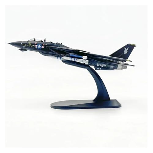 Metallflugzeugmodell for USAF F-14A F14A F14 VX-4 Druckguss 1/100 Skala Swap Variable Flügel Flugzeug Legierung Modell Spielzeug Display Sammlerstück von TSOENMCSW