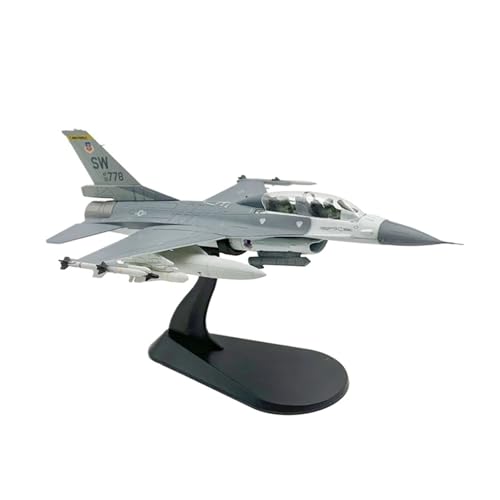 TSOENMCSW Metallflugzeugmodell Diecast Metalllegierung for F-16 F16D Falcon Team US Air Force Modell 1/72 Maßstab Kampfflugzeug Modell Spielzeug Display Sammlerstück von TSOENMCSW