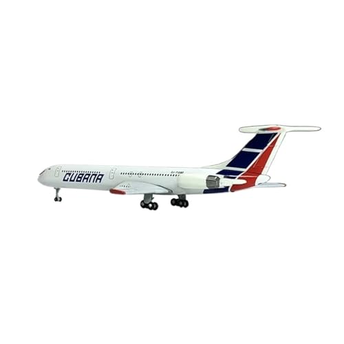 TSOENMCSW Metallflugzeugmodell Ilyushin Il-62M Flugzeuge Im Maßstab 1:500 Modellflugzeuge Cubana Airlines Flugzeugmodell Aus Legierung Display Sammlerstück von TSOENMCSW