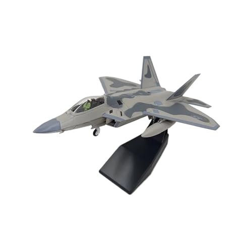 TSOENMCSW Metallflugzeugmodell Militärmodellspielzeug Im Maßstab 1/100 for Lockheed F-22 F22 Raptor Fighter USAF US Air Force Flugzeugmodellspielzeug Aus Metalldruckguss Display Sammlerstück von TSOENMCSW