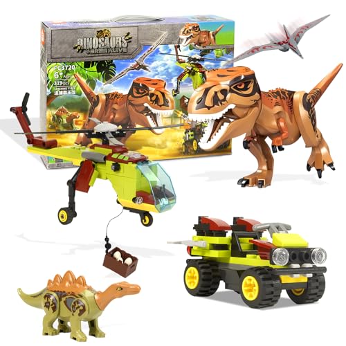 TSONMUAN Jura Dinosaurier Spielzeug Set, Kompatibel mit Lego 319 Teile Dinosaurier Park Spielzeug für Jungen und Mädchen von 8-9-10-11-12-13-14 Jahren TSONMUAN Jura Dinosaurier Spielzeug Set, Kompatibel mit Lego 319 Teile Dinosaurier Park Spielzeug für Jungen und Mädchen von 8-9-10-11-12-13-14 Jahren von TSONMUAN