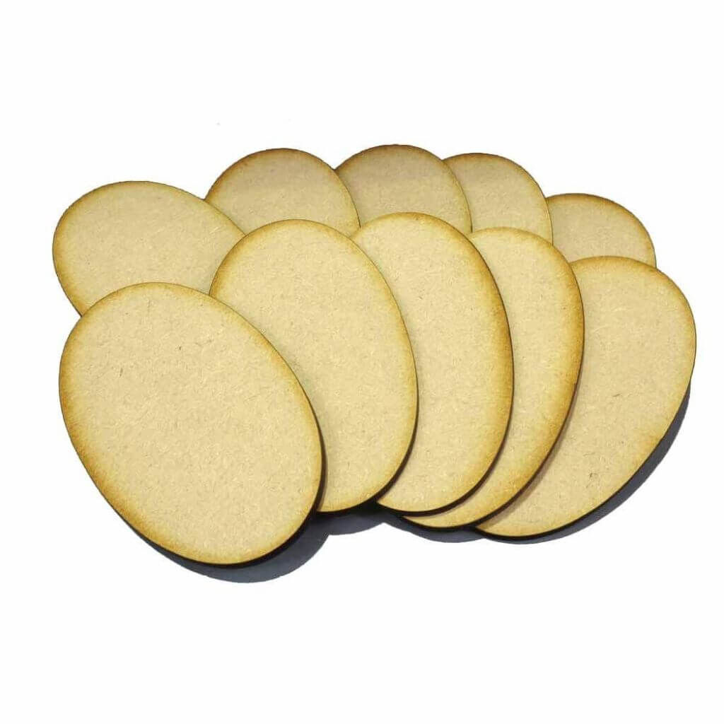 10x 90mm x 52mm Oval Bases 10x 90mm x 52mm Oval Bases von TT Combat