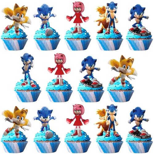 Tortendeko Kindergeburtstag, 24 PCS Cupcake Topper, Cupcake Deko, Cake Topper Geburtstag, Kuchen Dekorationen, Geburtstagsparty Dekorationen Junge und Mädchen Tortendeko Kindergeburtstag, 24 PCS Cupcake Topper, Cupcake Deko, Cake Topper Geburtstag, Kuchen Dekorationen, Geburtstagsparty Dekorationen Junge und Mädchen von TTDCQQID