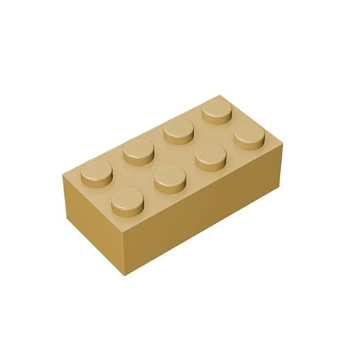 TTEHGB TOY Klassischer Massenziegel 2x4, 100 Stück Baustein Aprikosen Gelb, Kompatibel mit Alle Großen Marken, MOC Enthusiasten Farben: Aprikosen Gelb TTEHGB TOY Klassischer Massenziegel 2x4, 100 Stück Baustein Aprikosen Gelb, Kompatibel mit Alle Großen Marken, MOC Enthusiasten Farben: Aprikosen Gelb von TTEHGB TOY