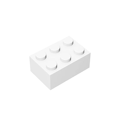 200 Stück 2x3 Bricks Backstein Zapfen 3002, kompatibel mit Lego, Farben: Weiß 200 Stück 2x3 Bricks Backstein Zapfen 3002, kompatibel mit Lego, Farben: Weiß von TTEHGB TOY