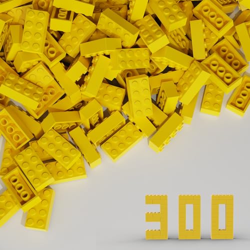 300 Steine 2x4 Klassische Steine, kompatibel mit Lego Top-Marken, MOC-Enthusiasten, Farben:Yellow 300 Steine 2x4 Klassische Steine, kompatibel mit Lego Top-Marken, MOC-Enthusiasten, Farben:Yellow von TTEHGB TOY