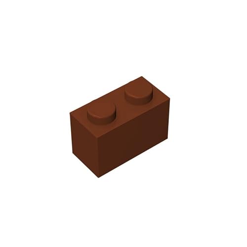 Klassische Steine 1x2, 100 große Steine, kompatibel mit Lego und Pieces 3004, kreatives Spielset – 100% kompatibel mit Allen großen Steinmarken, Farben:Brown Klassische Steine 1x2, 100 große Steine, kompatibel mit Lego und Pieces 3004, kreatives Spielset – 100% kompatibel mit Allen großen Steinmarken, Farben:Brown von TTEHGB TOY