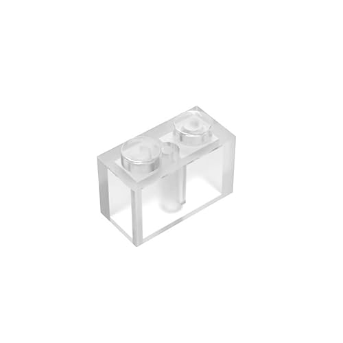 Klassische Steine 1x2, 100 große Steine, kompatibel mit Lego und Pieces 3004, kreatives Spielset – 100% kompatibel mit Allen großen Steinmarken, Farben:Full Transparency Klassische Steine 1x2, 100 große Steine, kompatibel mit Lego und Pieces 3004, kreatives Spielset – 100% kompatibel mit Allen großen Steinmarken, Farben:Full Transparency von TTEHGB TOY