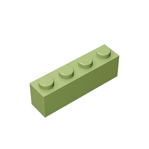 Klassische Steine 1x4, 100 Stück, kompatibel mit Lego, Farben:Martin Green von TTEHGB TOY