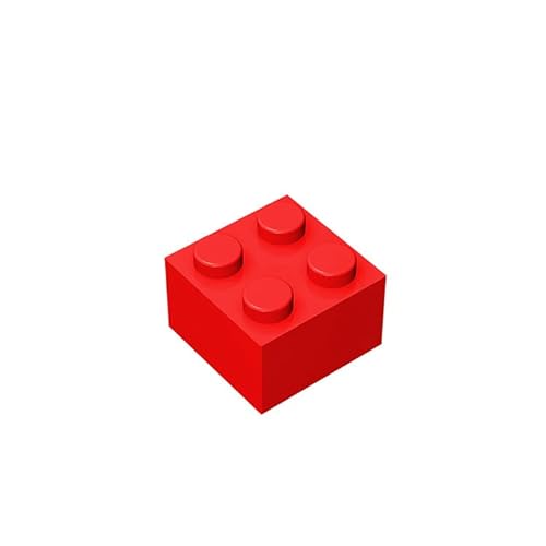 TTEHGB TOY Klassische Steine 2x2, 100 große Steine, kompatibel mit Pieces 3004, kreatives Spielset 100% kompatibel mit Allen großen Steinmarken, Farben: Rot TTEHGB TOY Klassische Steine 2x2, 100 große Steine, kompatibel mit Pieces 3004, kreatives Spielset 100% kompatibel mit Allen großen Steinmarken, Farben: Rot von TTEHGB TOY