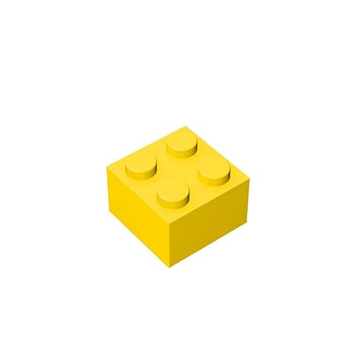 TTEHGB TOY Klassische Steine 2x2, 100 große Steine, kompatibel mit Pieces 3004, kreatives Spielset 100% kompatibel mit Allen großen Steinmarken, Farben: Gelb TTEHGB TOY Klassische Steine 2x2, 100 große Steine, kompatibel mit Pieces 3004, kreatives Spielset 100% kompatibel mit Allen großen Steinmarken, Farben: Gelb von TTEHGB TOY