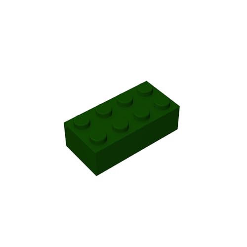TTEHGB TOY Klassischer Bulk Brick Block 2x4, 100 Stück Baustein Dunkelgrün, Kompatibel mit Teilen 3001, Kreative Spielset – Kompatibel mit Großen Marken Farben: Dunkelgrün TTEHGB TOY Klassischer Bulk Brick Block 2x4, 100 Stück Baustein Dunkelgrün, Kompatibel mit Teilen 3001, Kreative Spielset – Kompatibel mit Großen Marken Farben: Dunkelgrün von TTEHGB TOY