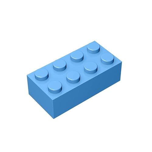 TTEHGB TOY Klassischer Massenziegel 2x4, 100 Stück Baustein Hellblau, Kompatibel mit Alle Großen Marken, MOC Enthusiasten, Farben: Hellblau TTEHGB TOY Klassischer Massenziegel 2x4, 100 Stück Baustein Hellblau, Kompatibel mit Alle Großen Marken, MOC Enthusiasten, Farben: Hellblau von TTEHGB TOY