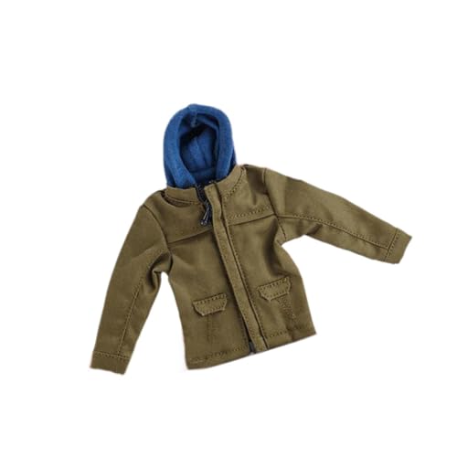 TTETTZ 1/12 Miniatur Jacke für Figuren, Puppenbekleidung, Zubehör für Sammler, GrÜn TTETTZ 1/12 Miniatur Jacke für Figuren, Puppenbekleidung, Zubehör für Sammler, GrÜn von TTETTZ