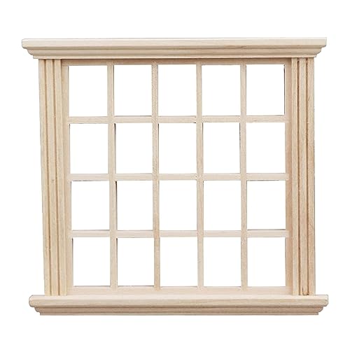 TTETTZ 1/12 Skala Doll House Miniaturfenster für Leben Szene Dekor Doll Ornament von TTETTZ