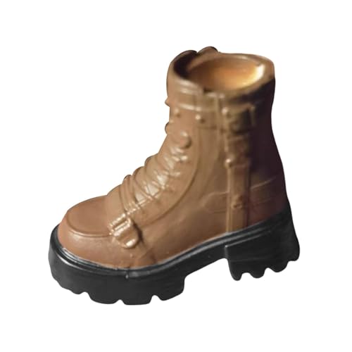 TTETTZ 1/12 Skala Miniaturstiefel für Weibliche Figuren, Cosplay Zubehör für Puppen, Khaki TTETTZ 1/12 Skala Miniaturstiefel für Weibliche Figuren, Cosplay Zubehör für Puppen, Khaki von TTETTZ