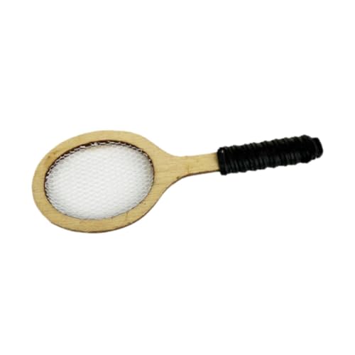 TTETTZ 1/12 Skala Tennisschläger Lebensszene Simulation Accessoires Spielzeug Ornamente von TTETTZ