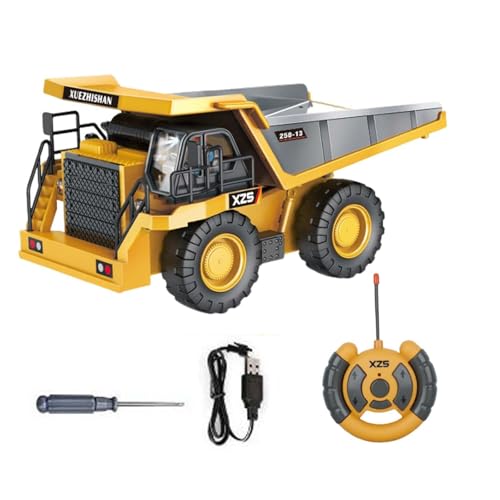 TTETTZ 1/24 RC Muldenkipper, Voll Funktionsfähiges Konstruktionsspielzeug für Jungen Und Mädchen, Geschenke TTETTZ 1/24 RC Muldenkipper, Voll Funktionsfähiges Konstruktionsspielzeug für Jungen Und Mädchen, Geschenke von TTETTZ