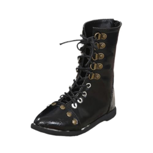 TTETTZ 1/3 BJD Doll Schuhe Boot Outfit DIY Geschenk Pu Cap Toe Boot Start Nietstiefel von TTETTZ
