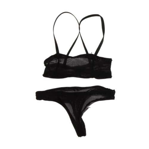 TTETTZ 1/6 Figuren Unterwäsche Kostüm Kleidung Puppenaccessoires DIY Dull Body für 12 Zoll Actionfigur, Schwarz TTETTZ 1/6 Figuren Unterwäsche Kostüm Kleidung Puppenaccessoires DIY Dull Body für 12 Zoll Actionfigur, Schwarz von TTETTZ