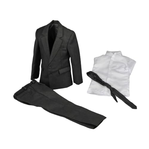 TTETTZ 1/6 Männliche Actionfiguren Anzug An Set DIY Doll Outfit Stylish Dress Clothes Model von TTETTZ