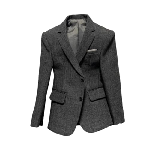 TTETTZ 1/6 Männliche Figur Outfit, Anzugmantel für Actionfiguren, Miniaturzubehör für 12 Zoll Figuren, Grau TTETTZ 1/6 Männliche Figur Outfit, Anzugmantel für Actionfiguren, Miniaturzubehör für 12 Zoll Figuren, Grau von TTETTZ