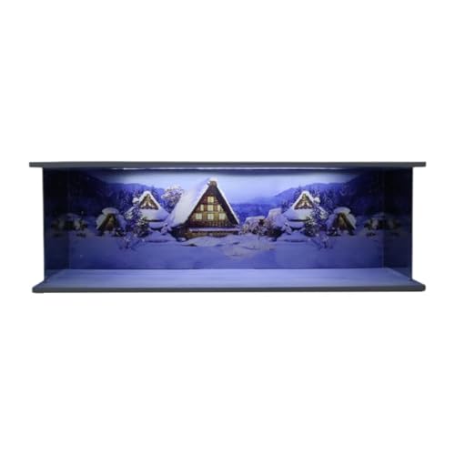 TTETTZ 1/64 Fahrzeugmodell Vitrine mit LED Beleuchtung für Sammler Und Geschenke, Style F von TTETTZ
