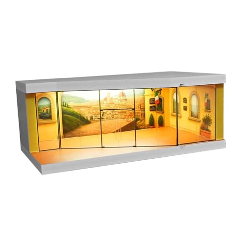 TTETTZ 1/64 Modellauto Vitrine Stadtstraße Diorama Dekorative Miniaturlandschaft TTETTZ 1/64 Modellauto Vitrine Stadtstraße Diorama Dekorative Miniaturlandschaft von TTETTZ