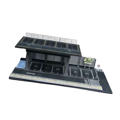 TTETTZ 1/64 Modellauto Vitrine für Miniaturparkplatz, DIY-Szenario, Aufbewahrungslösung, Style A von TTETTZ