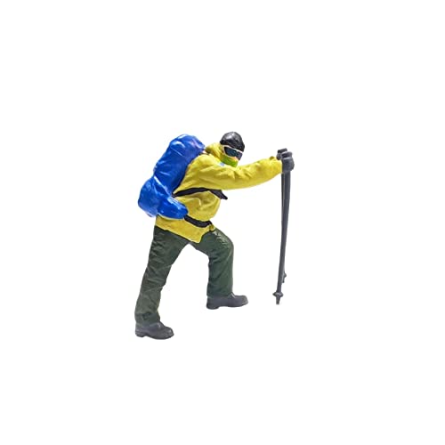 TTETTZ 1/87 Miniaturfiguren für Kletteraktivitäten, Puppenhaus-Sandplatz-Design, gelb und blau von TTETTZ