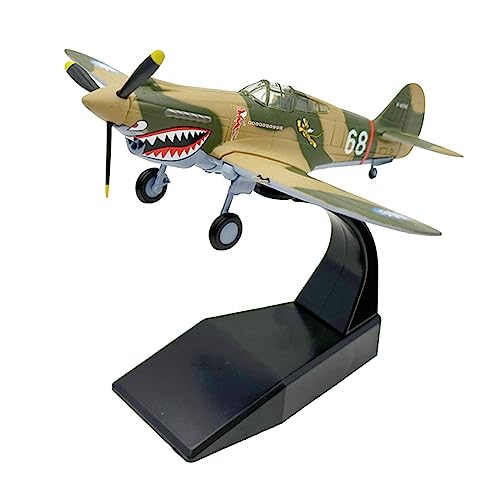 TTETTZ 1: 72 Flugzeugmodell mit Stand Kids Erwachsenen Spielzeug P40 für Schlafzimmer Heimdekoration von TTETTZ