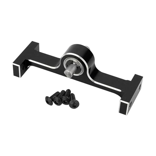 TTETTZ 1:10 RC Chassis Frame Transfer Case Chassis Builder mit 5 mm Wellen -RC -Crawler -Ersatzteil für RC Crawler DIY -Upgrades, Schwarz von TTETTZ