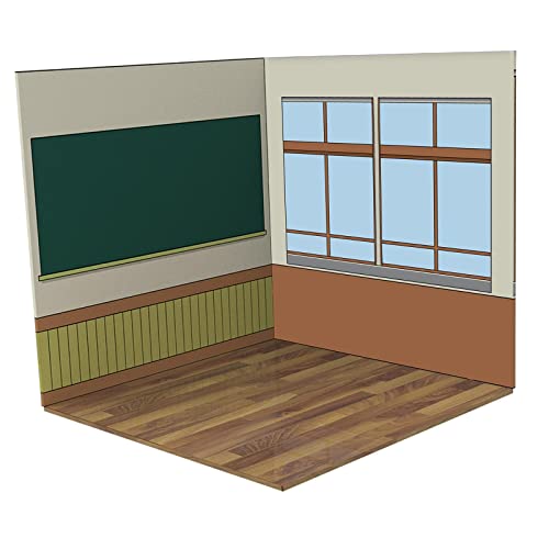 TTETTZ 1:12 Maßstab Kulissenmodell für Diorama Simulation, Klassenzimmer von TTETTZ