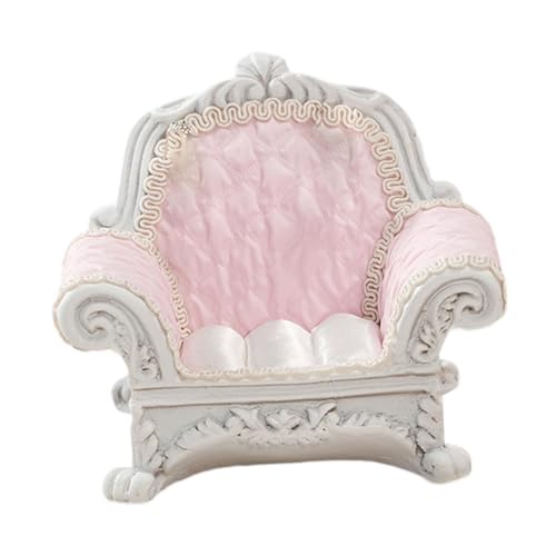 TTETTZ 1:12 Puppenhaus Einzelsofa Miniatur Aus Harz Und Textil für Wohnzimmer 3,9 X 3,3 Zoll, Rosa TTETTZ 1:12 Puppenhaus Einzelsofa Miniatur Aus Harz Und Textil für Wohnzimmer 3,9 X 3,3 Zoll, Rosa von TTETTZ