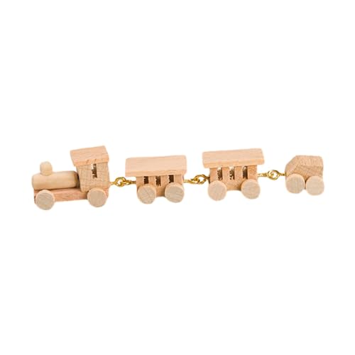 TTETTZ 1:12 Puppenhaus Miniatur Zug Set für DIY Landschaftsgestaltung, Hellbraun TTETTZ 1:12 Puppenhaus Miniatur Zug Set für DIY Landschaftsgestaltung, Hellbraun von TTETTZ