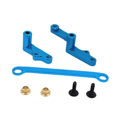 TTETTZ 1:12 RC Auto Lenkung Komponenten Ersatz Teil Lenkgetriebe Stange DIY Montage Upgrades Teile RC Auto Komponenten, Blau TTETTZ 1:12 RC Auto Lenkung Komponenten Ersatz Teil Lenkgetriebe Stange DIY Montage Upgrades Teile RC Auto Komponenten, Blau von TTETTZ