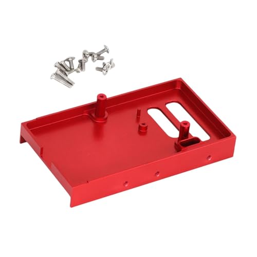 TTETTZ 1:12 RC Auto Montagehalterung, Basis für Leiterplatte für MN99S MN98, Rot von TTETTZ