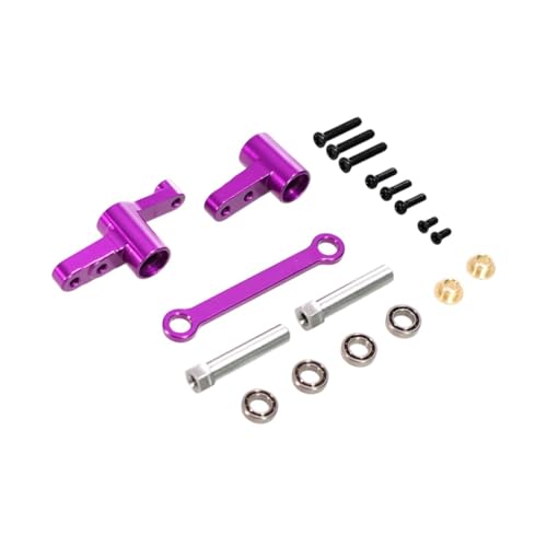 TTETTZ 1:14 bürstenloser RC -Autolenker Kit Metall -Upgrade Ersatzteile Hochleistungs Easy Installation RC -Autos für H14BM, Lila von TTETTZ