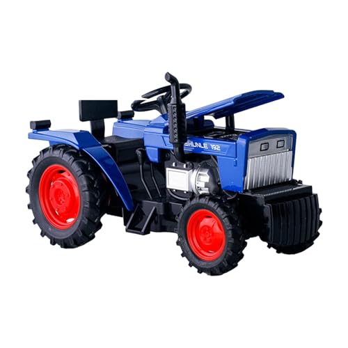 TTETTZ 1:32 Modell Spielzeug Druckguss Fahrzeug Spielzeug Desktop Dekoration Handwerkskunst Kleines Bauern Bauernhof Spielzeugauto für Geburtst, Blau von TTETTZ