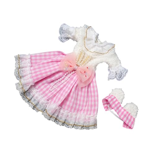 TTETTZ 1:6 Puppenoutfit Zum Selbermachen, Kreatives Set für Kinder, Kostüm für 11,81 Zoll Große Puppe, Rosa TTETTZ 1:6 Puppenoutfit Zum Selbermachen, Kreatives Set für Kinder, Kostüm für 11,81 Zoll Große Puppe, Rosa von TTETTZ